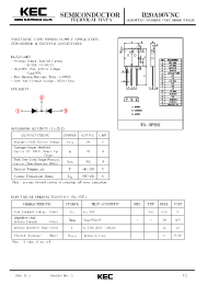 Datasheet B20A90VNC manufacturer KEC