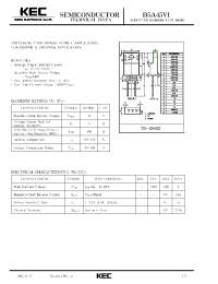 Datasheet B5A45VI manufacturer KEC