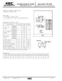 Datasheet BC847W manufacturer KEC