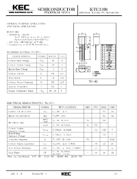 Datasheet C3198 manufacturer KEC