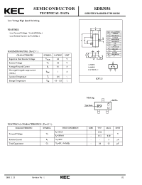 Datasheet KDR393S manufacturer KEC