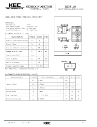 Datasheet KDS120 manufacturer KEC