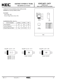 Datasheet KDZ3.3EV manufacturer KEC