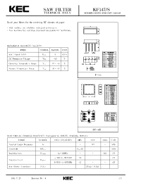 Datasheet KF147S manufacturer KEC