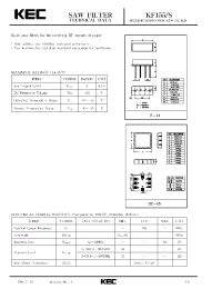 Datasheet KF155 manufacturer KEC