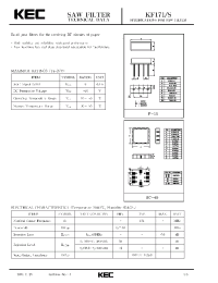Datasheet KF171 manufacturer KEC