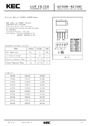 Datasheet KF430B manufacturer KEC