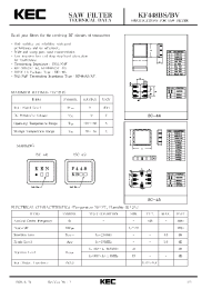Datasheet KF448BV manufacturer KEC