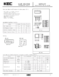 Datasheet KF914 manufacturer KEC