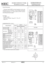 Datasheet KHB019N20P1 manufacturer KEC