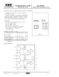 Datasheet KIA2028F manufacturer KEC