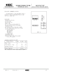 Datasheet KIA7417AP manufacturer KEC
