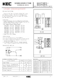 Datasheet KIA7729S manufacturer KEC