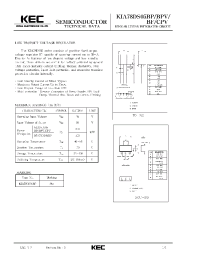 Datasheet KIA78DS05CPV manufacturer KEC