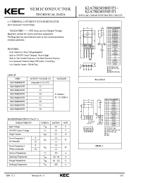 Datasheet KIA78RM015F manufacturer KEC