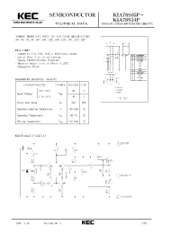 Datasheet KIA78S18P manufacturer KEC