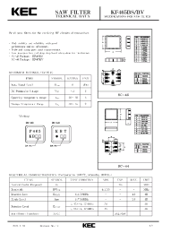 Datasheet KKF465BV manufacturer KEC