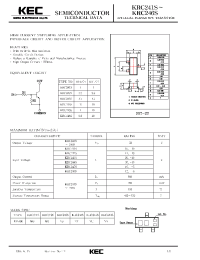 Datasheet KRC243S manufacturer KEC
