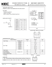 Datasheet KRC669U manufacturer KEC