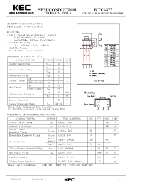 Datasheet KTC4377 manufacturer KEC
