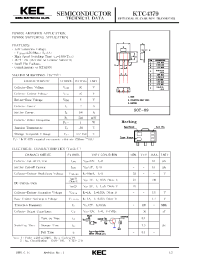 Datasheet KTC4379 manufacturer KEC