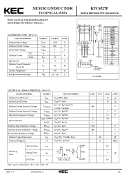 Datasheet KTC4527F manufacturer KEC