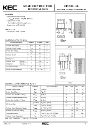 Datasheet KTC5001D manufacturer KEC