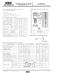 Datasheet KTD1937 manufacturer KEC