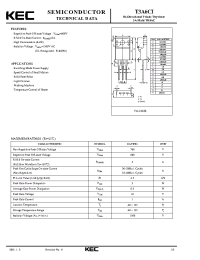 Datasheet T3A6CI manufacturer KEC