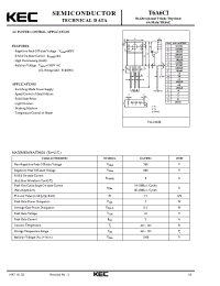 Datasheet T6A6CI manufacturer KEC