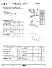 Datasheet TIP112F manufacturer KEC