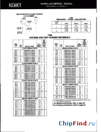 Datasheet T352A105M035AS manufacturer Kemet