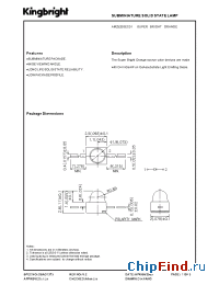 Datasheet AM2520SEC01 manufacturer Kingbright