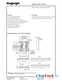 Datasheet APPDC04-41SGWA manufacturer Kingbright