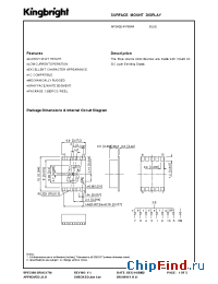 Datasheet APSA02-41PBWA manufacturer Kingbright