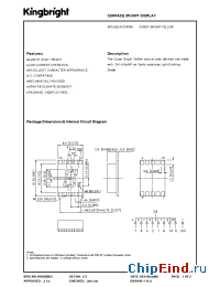 Datasheet APSC02-41SYKWA manufacturer Kingbright