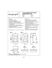 Datasheet FA56-11 manufacturer Kingbright