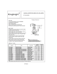 Datasheet KPT-1608SGD manufacturer Kingbright