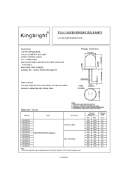 Datasheet L-813SRC manufacturer Kingbright
