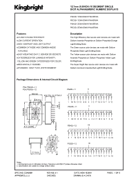 Datasheet PSC05-12SRWA manufacturer Kingbright
