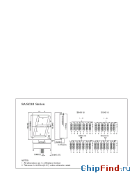 Datasheet SA40-19SRWADMP13.3125 manufacturer Kingbright