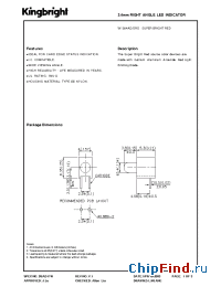 Datasheet W1384AD/SRD manufacturer Kingbright