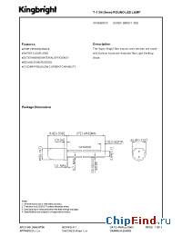 Datasheet W1543SRC/C manufacturer Kingbright