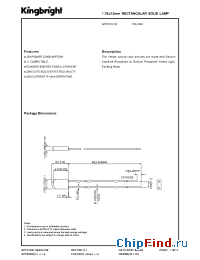Datasheet W277A7LYD manufacturer Kingbright