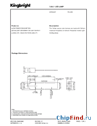 Datasheet W374A2AT manufacturer Kingbright
