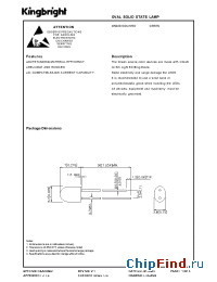Datasheet W5603VGDL/H/SD manufacturer Kingbright