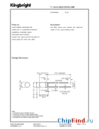 Datasheet W7104PBC/E manufacturer Kingbright