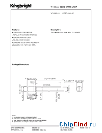 Datasheet W7104SEC/H manufacturer Kingbright