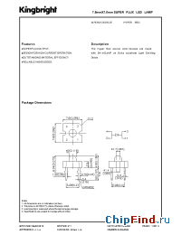 Datasheet W76761CSURC/E manufacturer Kingbright