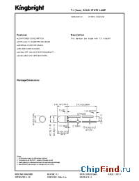 Datasheet W934SRD/J manufacturer Kingbright